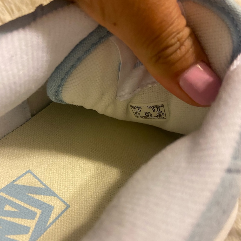 New Vans Knu stack vintage satin dream blue women’s size 9, men’s size 7.5 - Picture 11 of 11